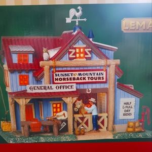 Lemax general store and horse riding